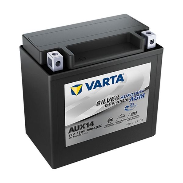 Varta AUX14 Silver Dynamic Auxiliary AGM Battery