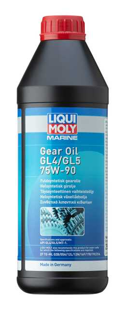 LIQUI MOLY Marine Fully Synthetic Gear Oil GL4/GL5 75W-90 1 L 25071 product image