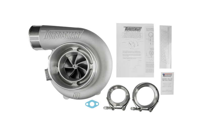 Turbosmart TS-2 Performance Turbocharger (Water Cooled) 6466 V-Band Reverse Rotation 0.82AR Externally Wastegated TS-2-6466B-VR082E