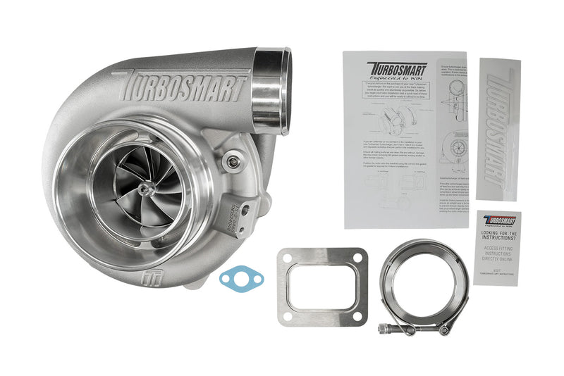 Turbosmart TS-2 Performance Turbocharger (Water Cooled) 6466 T4 Divided 0.84AR Externally Wastegated TS-2-6466B-D4084E