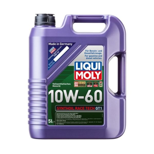 Liqui Moly Synthoil Race Tech GT1 10W60 5L Engine Oil 8909