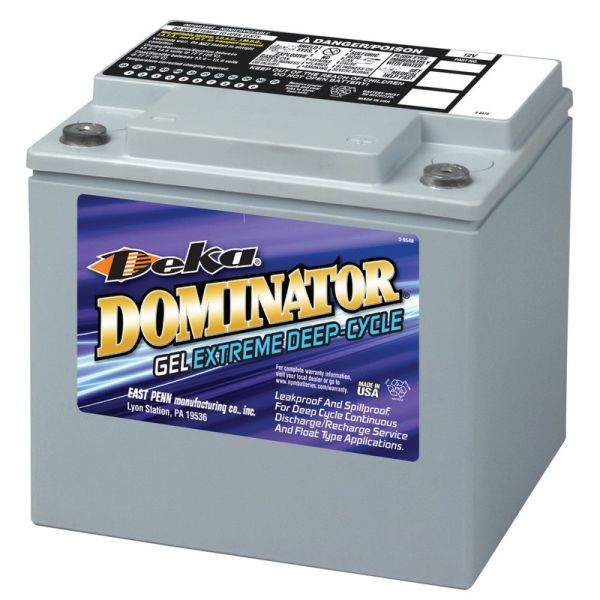 Deka Batteries Dominator Deep Cycle GEL 8G40C 12V 225 CCA 40 AH