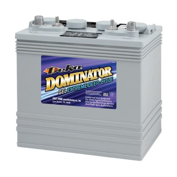 DEKA 8G8VGC Dominator Gel Battery 8V 400CCA/270RC/DF 1/GC8