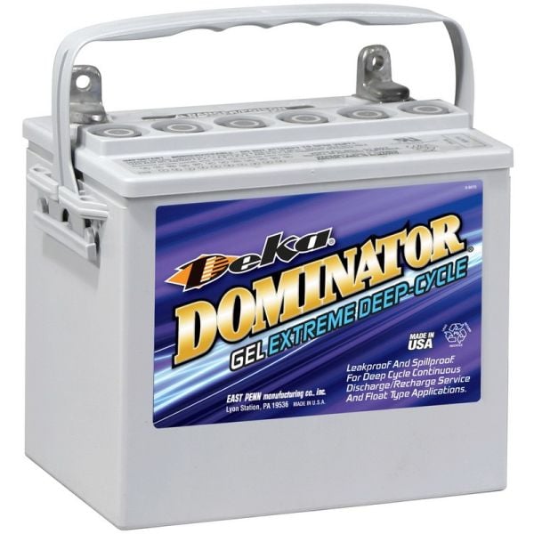 Deka Batteries Dominator Deep Cycle GEL 8GU1H 12V 200 CCA 32 AH