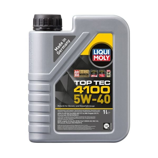 Liqui Moly Top TEC 4100 5W40 1L Engine Oil 9510