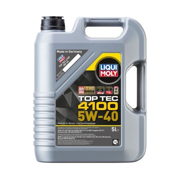 Liqui Moly Top TEC 4100 5W40 5L Engine Oil 9511