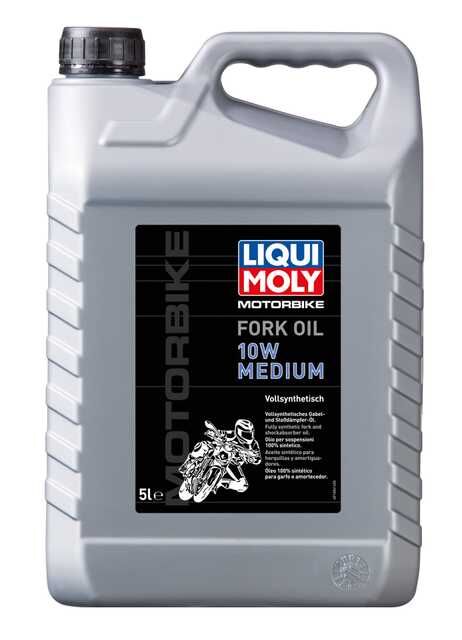 LIQUI MOLY Motorbike Fork Oil 10W medium 5 L 1606