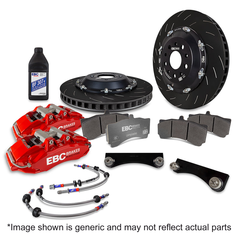 EBC BBK033RED-2 illustrative generic big brake kit image; product appearance may vary