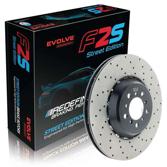 Bremtec BDR7000REV Evolve F2S 380mm Drilled Front Right Brake Rotor for BMW M2 F87 / M3 F80 / M4 F82