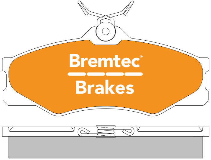 Bremtec BT090ELC Euro-Line Brake Pad Set