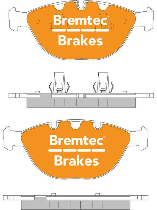 Bremtec BT1074ELC Euro-Line Brake Pad Set