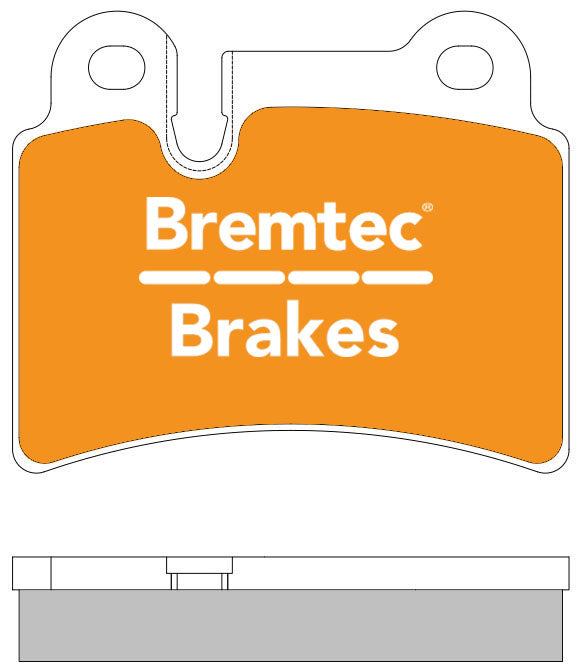 Bremtec BT1077ELC Euro-Line Brake Pad Set