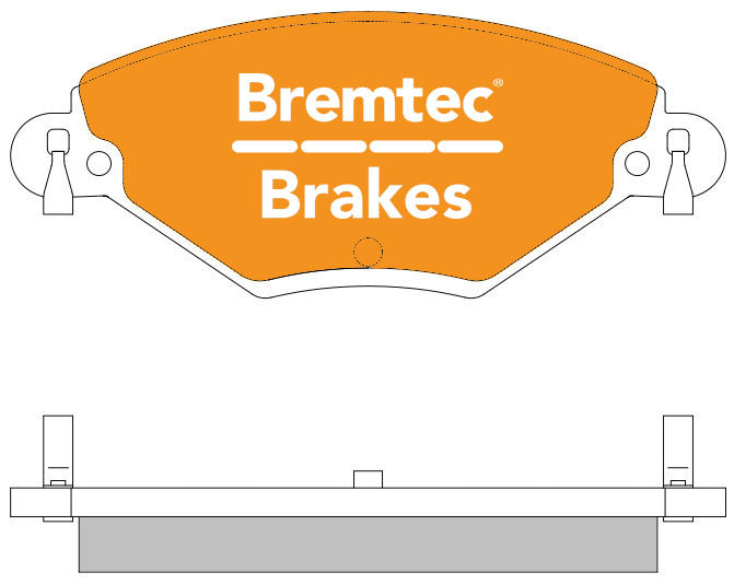 Bremtec BT1082ELC Euro-Line Brake Pad Set