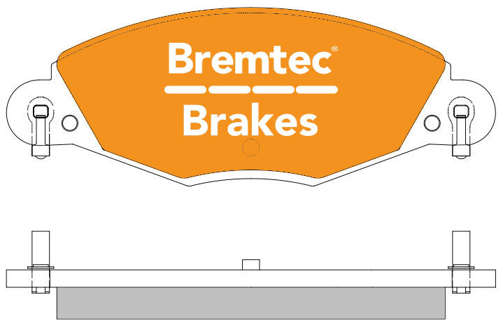 Bremtec BT1083ELC Euro-Line Brake Pad Set