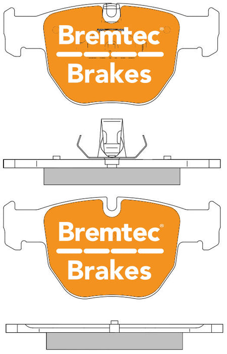 Bremtec BT1088ELC Euro-Line Brake Pad Set