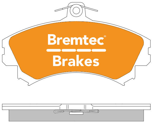 Bremtec BT1093ELC Euro-Line Brake Pad Set