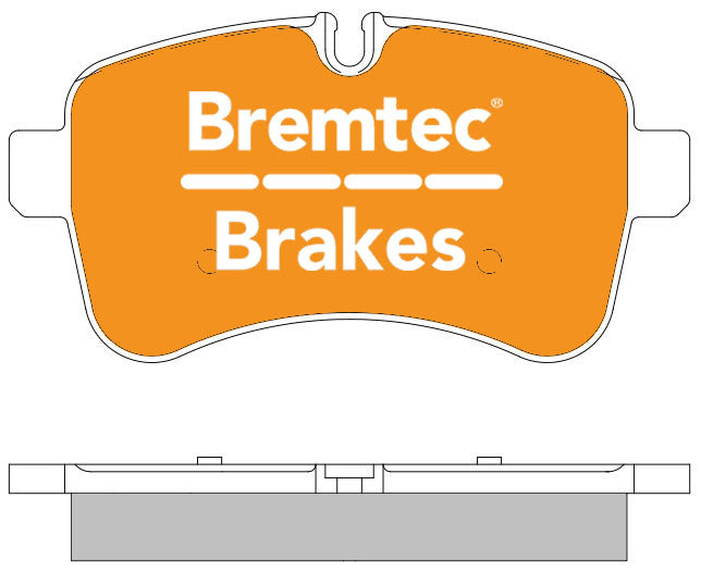 Bremtec BT1105ELC Euro-Line Brake Pad Set