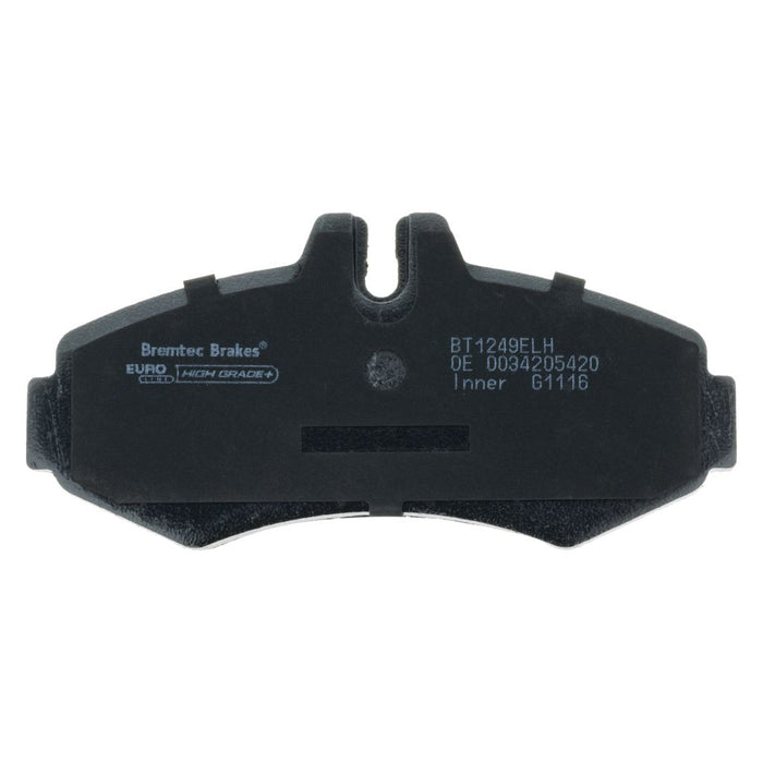 Bremtec BT1249ELH Euro-Line High Brake Pad Set