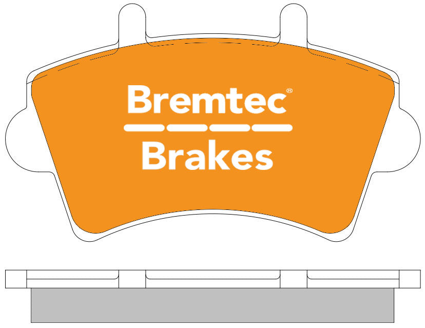 Bremtec BT1257ELC Euro-Line Brake Pad Set