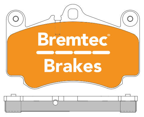 Bremtec BT1343ELC Euro-Line Brake Pad Set