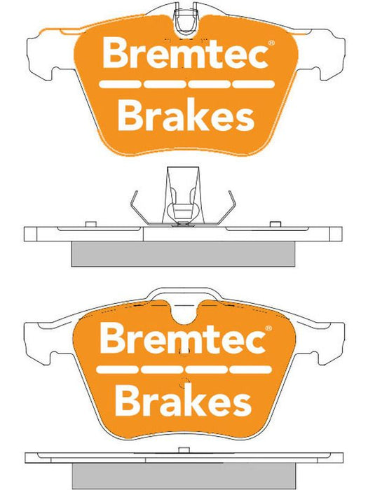 Bremtec BT1382ELC Euro-Line Brake Pad Set