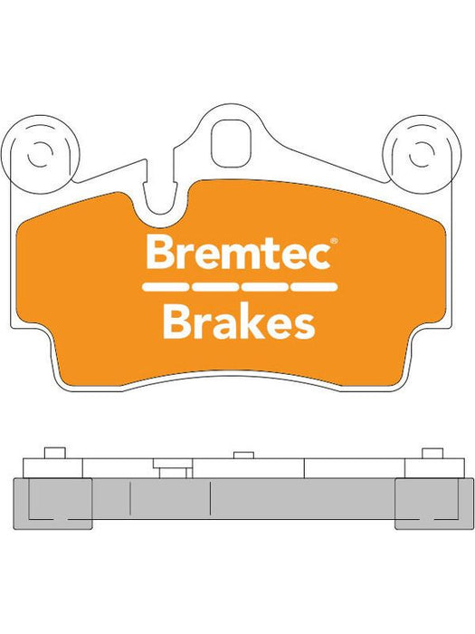 Bremtec BT1390ELC Euro-Line Brake Pad Set