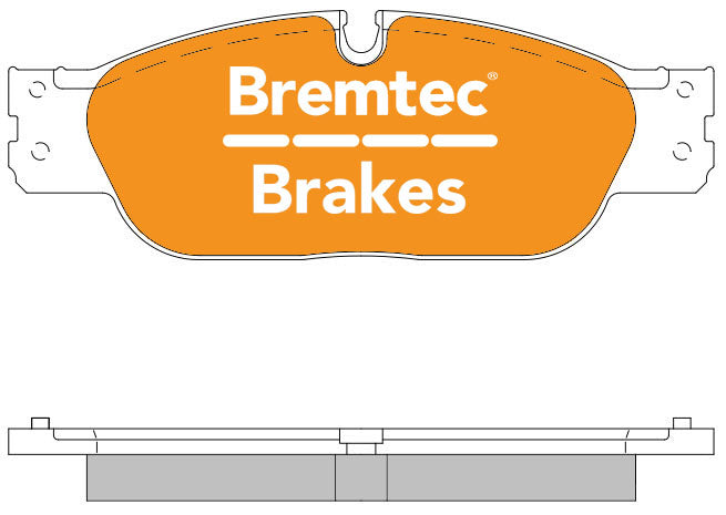 Bremtec BT1391ELC Euro-Line Brake Pad Set