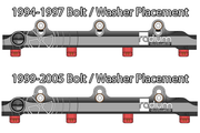 Radium Engineering Radium Engineering Fuel Rail, 94-05 Mazda MX-5, product image, part 20-0369