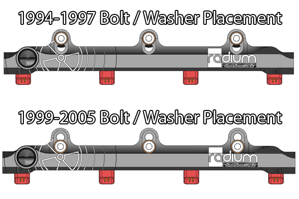 Radium Engineering Radium Engineering Fuel Rail, 94-05 Mazda MX-5, product image, part 20-0369