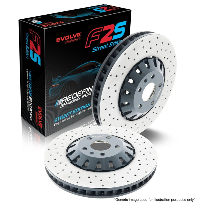 Bremtec BDR90121EV Evolve F2S Performance Brake Rotor Pair