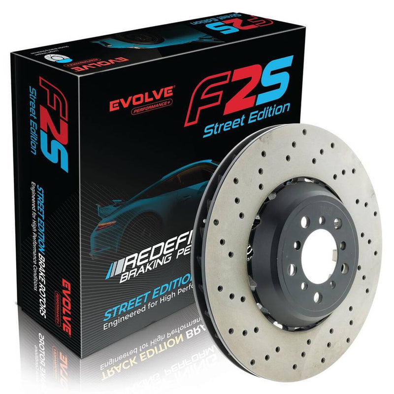 Bremtec BDR7000LEV Evolve F2S 380mm Drilled Front Left Brake Rotor for BMW M2 F87 / M3 F80 / M4 F82