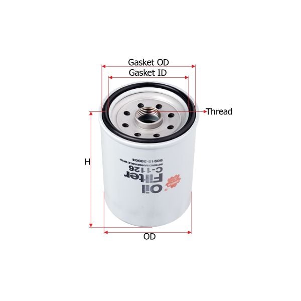 Sakura C-1126 Oil Filter