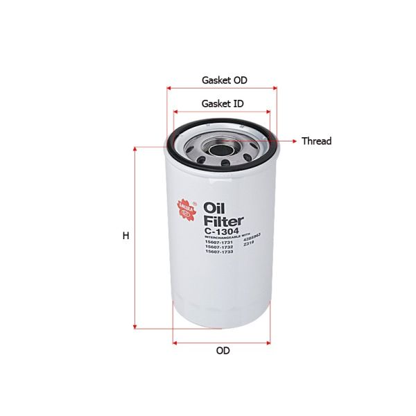 Sakura C-1304 Oil Filter