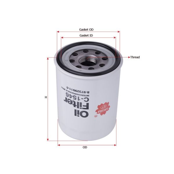 Sakura C-1546 Oil Filter