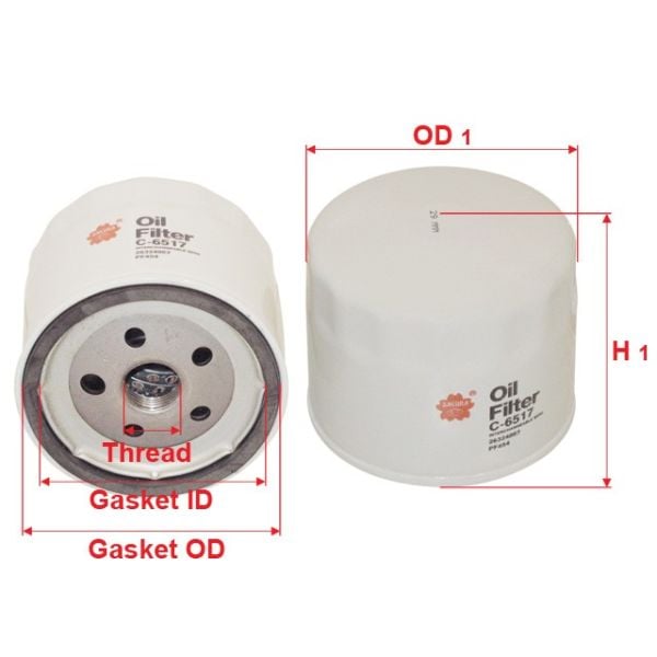 Sakura C-6517 Oil Filter