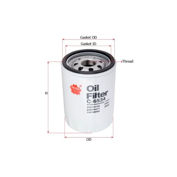 Sakura C-6534 Oil Filter
