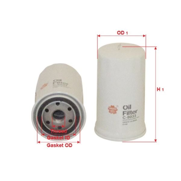 Sakura C-8033 Oil Filter