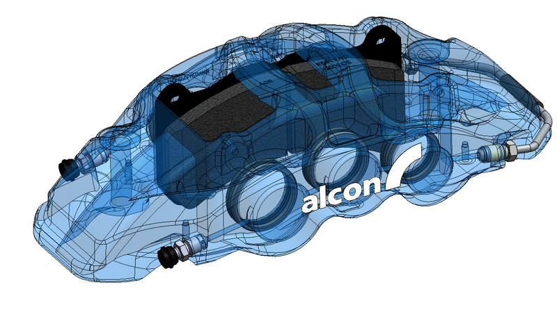 Alcon 6 Pot Car99 Billet Calipers Blue 30.2/34.9/38.1mm Pair