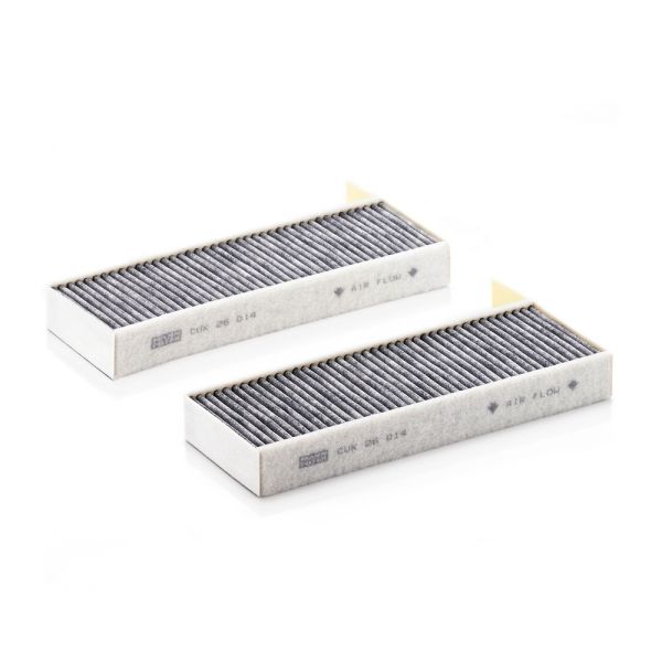 Mann CUK26014-2 Active Carbon Cabin Filter