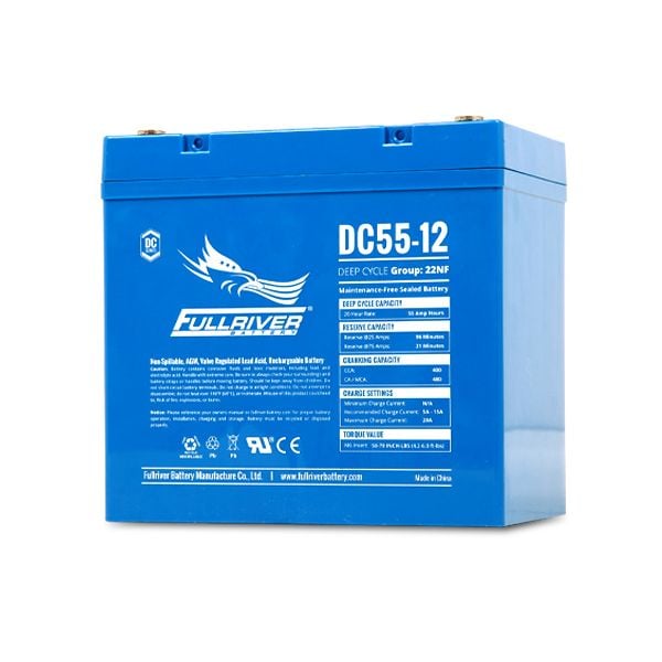 Fullriver DC55-12 DC Series 12V Heavy Duty AGM Battery