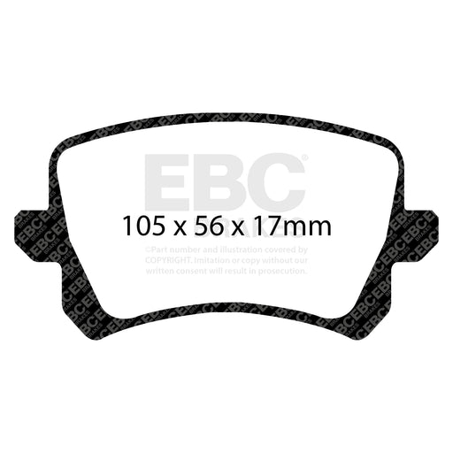 EBC DP32004C product-specific pad shape illustration