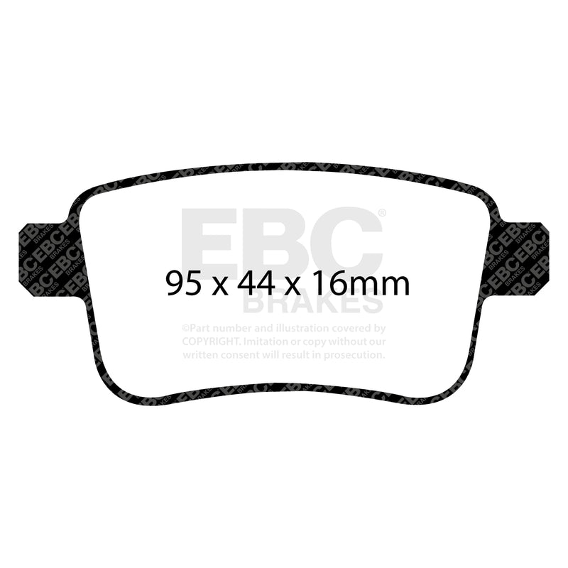 EBC DPX2034 product-specific pad shape illustration