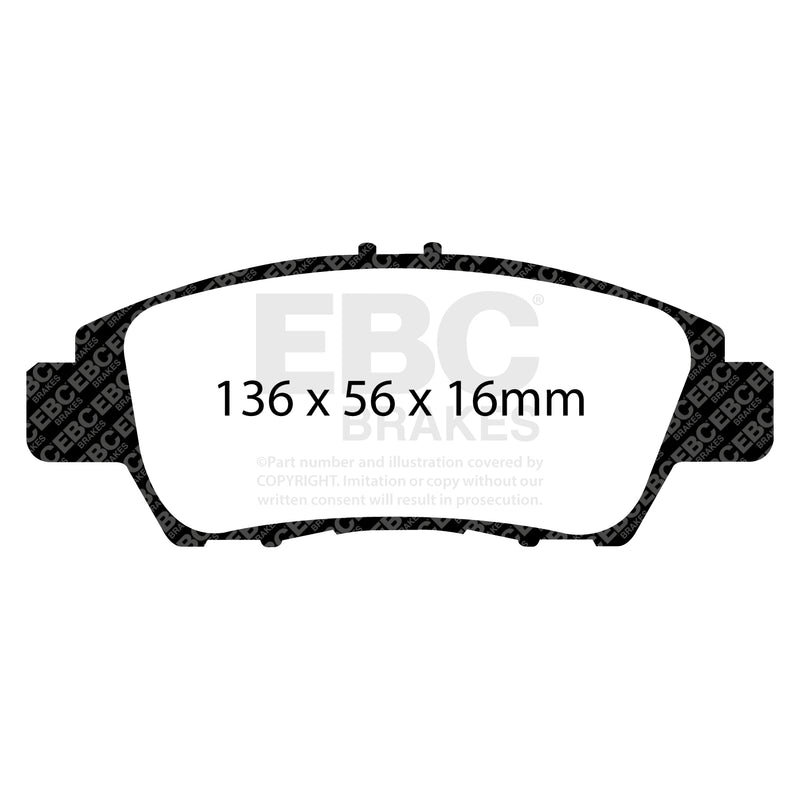 EBC DP42041R product-specific pad shape illustration