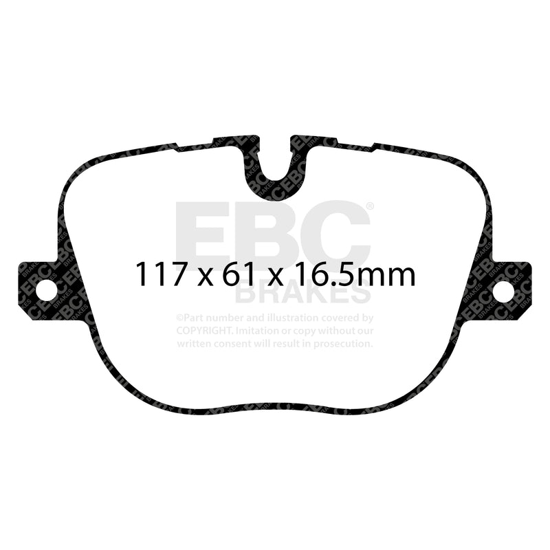 EBC DP42068R product-specific pad shape illustration