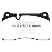 EBC DP82070RPX product-specific pad shape illustration