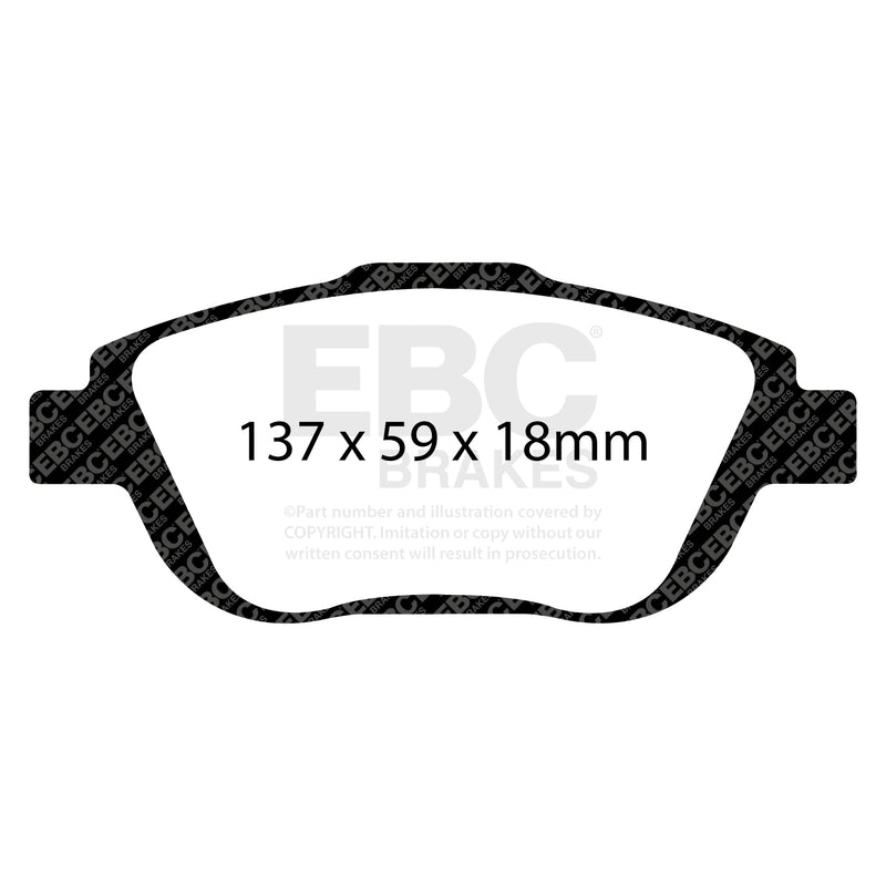 EBC DP42073R product-specific pad shape illustration
