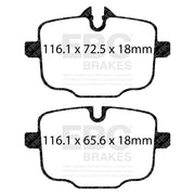 EBC DP82089RP1 product-specific pad shape illustration