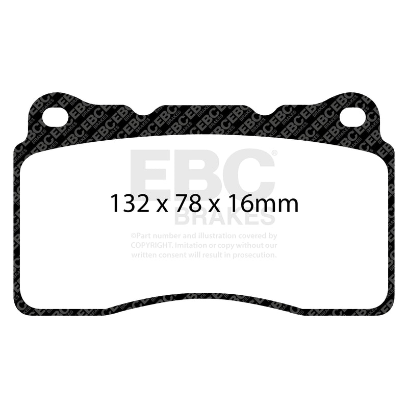 EBC DP52093NDX product-specific pad shape illustration