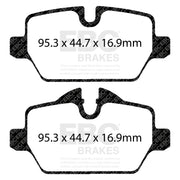 EBC DP42102R product-specific pad shape illustration