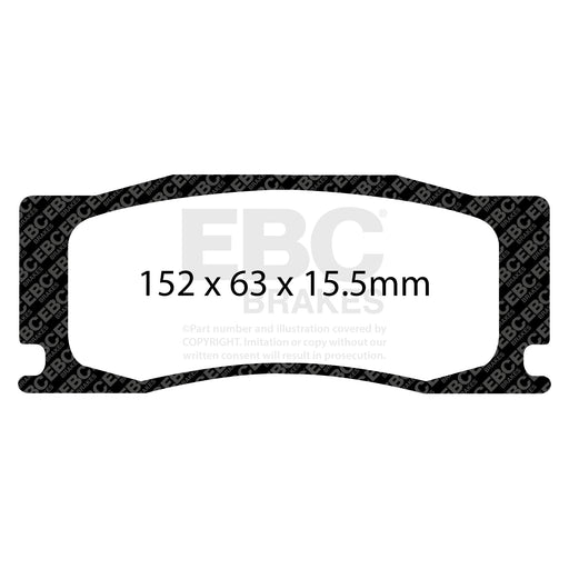 EBC DP52111NDX product-specific pad shape illustration